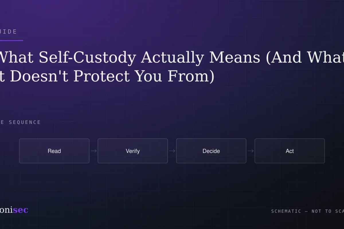 What Self-Custody Actually Means (And What It Doesn’t Protect You From)